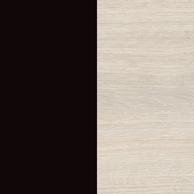 Расцветка Дерево: Черный/Дуб Шамони светлый (124)