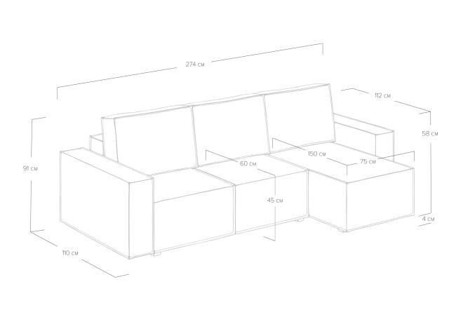 Диван Loft угловой Диван Loft угловой