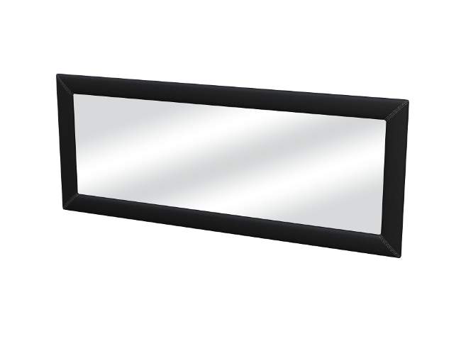 Зеркало Como/Veda, цвет: Экокожа Черный