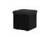 Пуф Como/Veda, цвет: ЛДСП Черный/Экокожа Кайман Черный Пуф Como/Veda, цвет: ЛДСП Черный/Экокожа Кайман Черный
