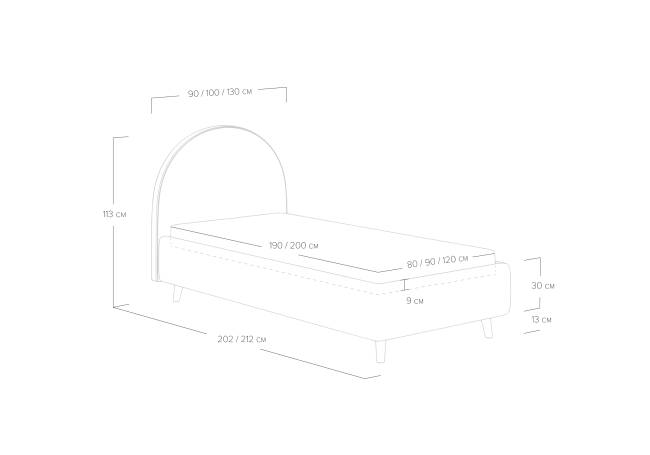 Кровать Roxy Сонум Кровать Roxy Сонум