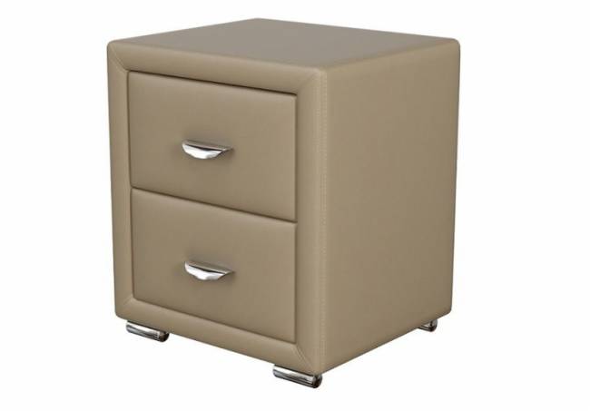 Тумба Orma Soft 2, цвет: Экокожа Бежевый Тумба Orma Soft 2, цвет: Экокожа Бежевый