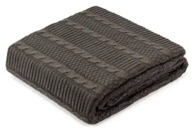 Плед Sweater темно-серый