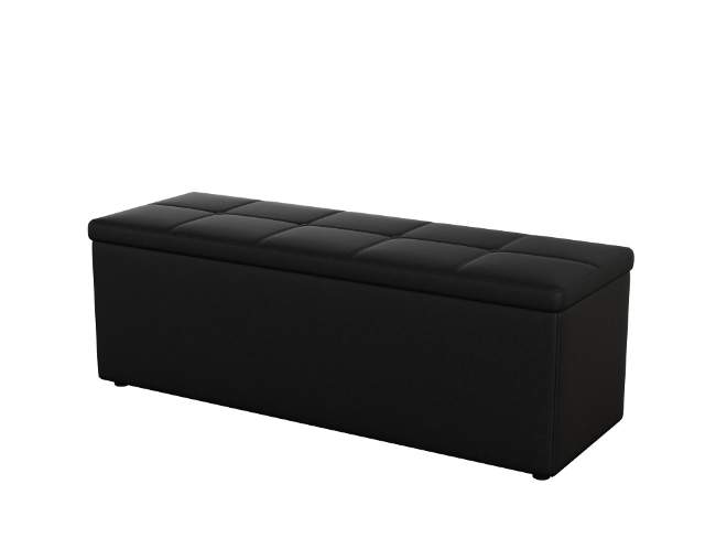 Двухместный пуф Orma soft 2, цвет: Экокожа Черный Двухместный пуф Orma soft 2, цвет: Экокожа Черный