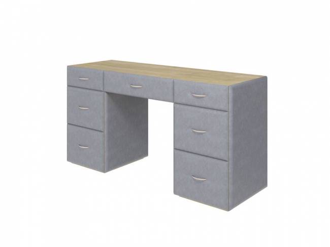 Туалетный стол Mirra (7 ящиков) Туалетный стол Mirra (7 ящиков)