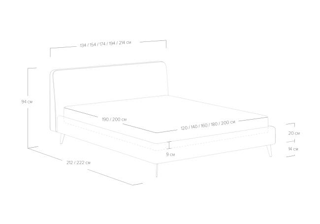 Кровать Boston Кровать Boston