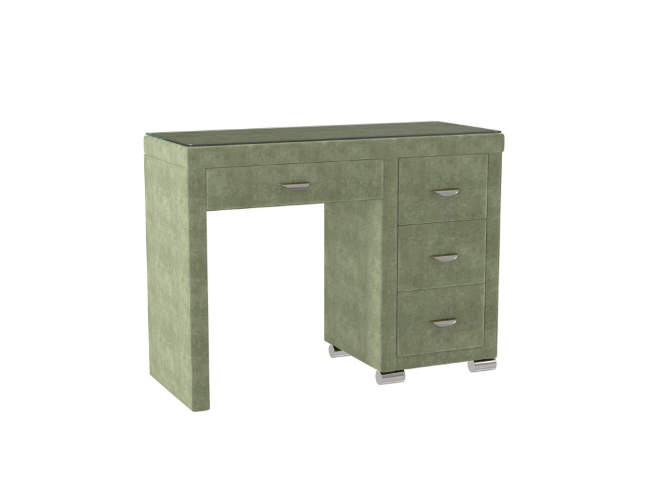 Туалетный стол OrmaSoft 2 (4 ящика) правый, цвет: Лофти Олива Туалетный стол OrmaSoft 2 (4 ящика) правый, цвет: Лофти Олива
