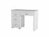 Туалетный стол OrmaSoft-2 (4 ящика) левый, цвет: Экокожа Кайман Белый Туалетный стол OrmaSoft-2 (4 ящика) левый, цвет: Экокожа Кайман Белый