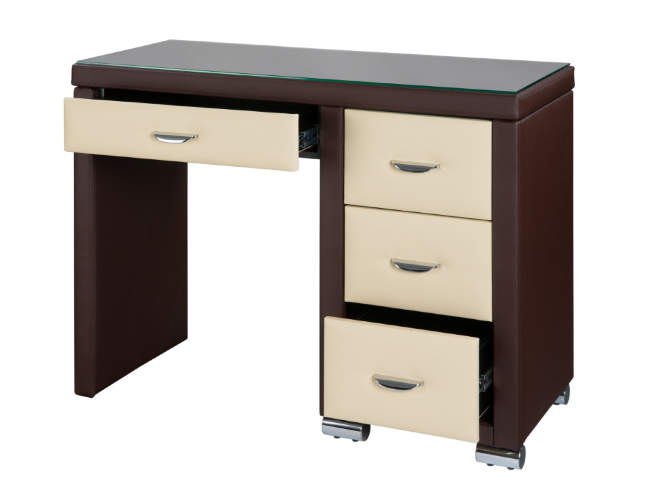 Туалетный стол OrmaSoft-2 (4 ящика) левый Туалетный стол OrmaSoft-2 (4 ящика) левый