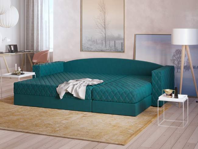 Диван угловой с пуфом Ergonomic ambition Диван угловой с пуфом Ergonomic ambition