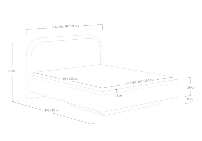 Кровать Sandra Сонум Кровать Sandra Сонум