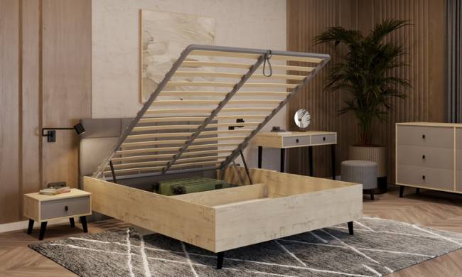 Кровать Anri с подъемным механизмом Кровать Anri с подъемным механизмом