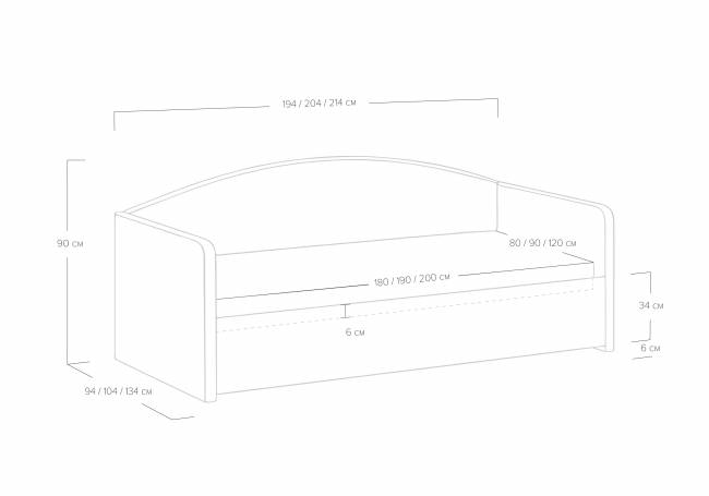 Кровать Uno Кровать Uno